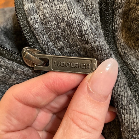 Woolrich Men’s 1/4 Zip Fleece Pullover Gray Long Sleeve Size XL - Picture 4 of 7